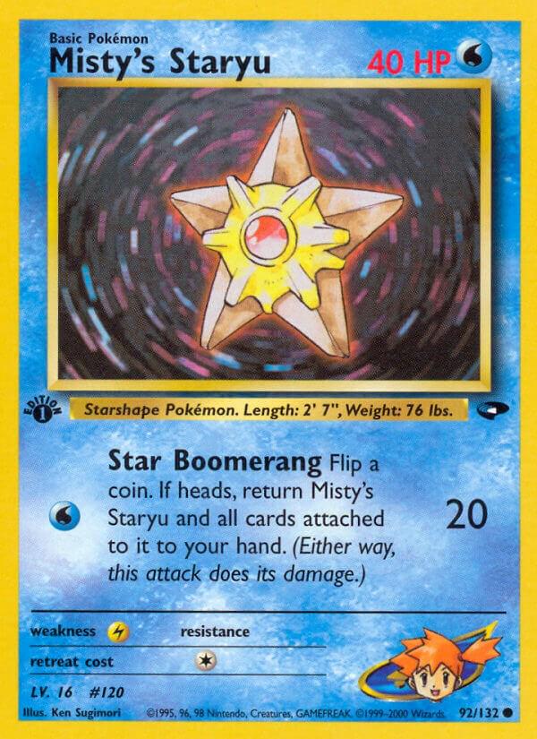 Misty's Staryu - Gym Challenge 1st Edition