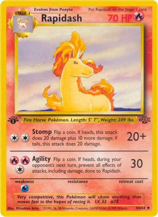 Rapidash - Jungle 1st Edition