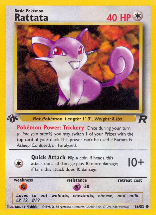 Rattata - Team Rocket 1st Edition