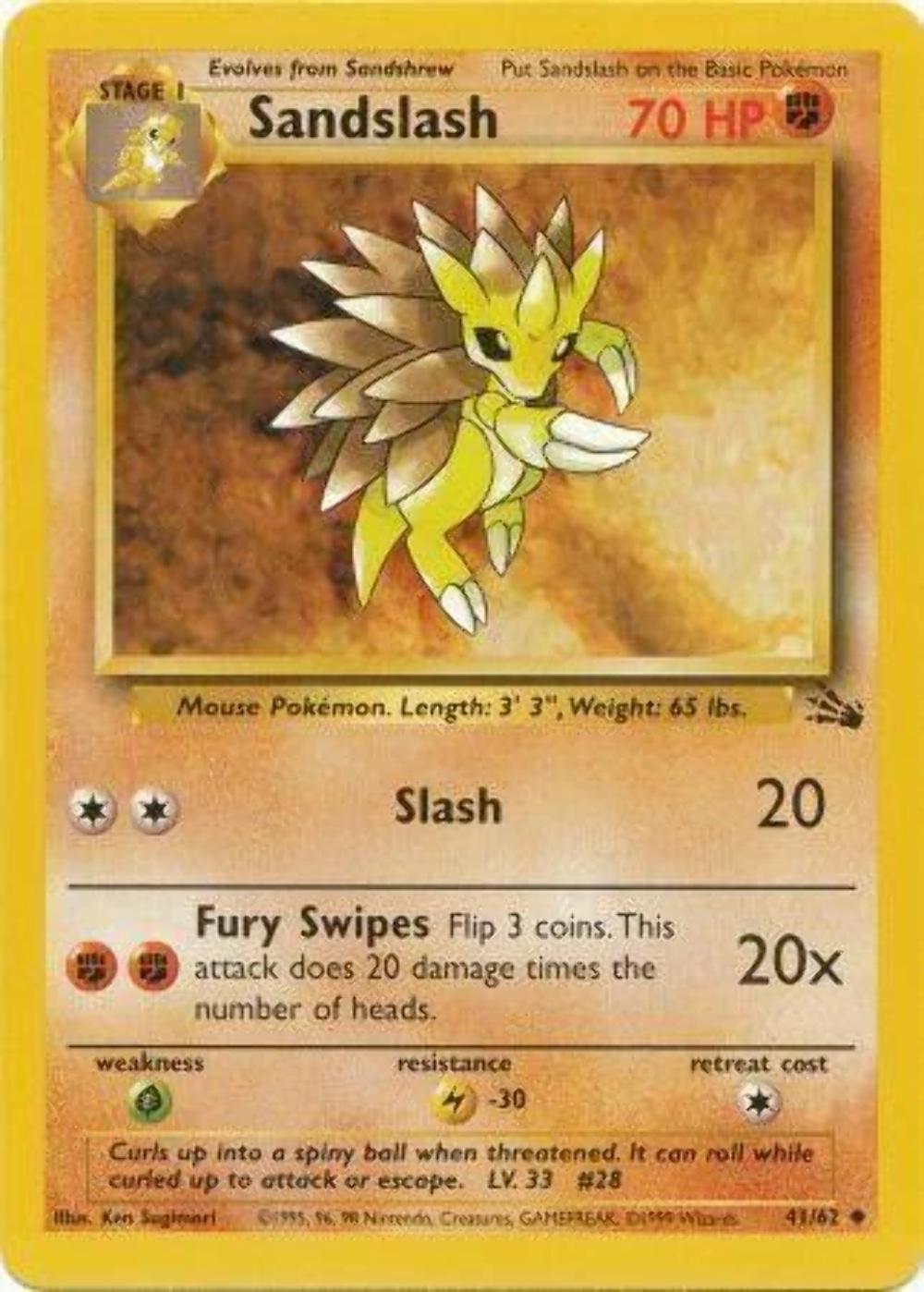 Sandslash - Fossil