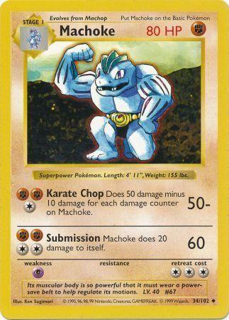 Machoke - Base Set (Shadowless)