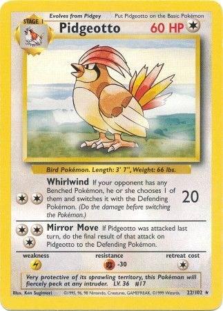 Pidgeotto - Base Set