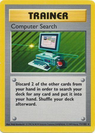 Computer Search - Base Set (Shadowless)