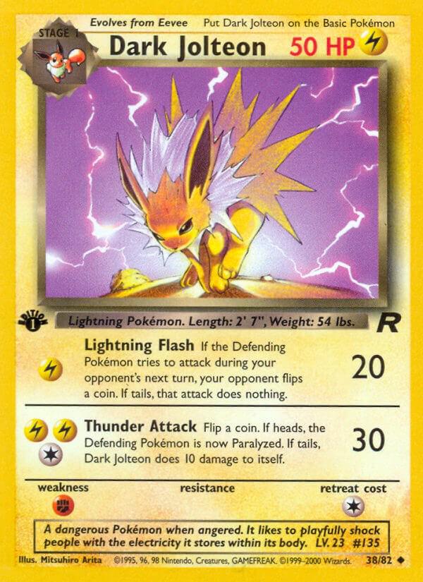 Dark Jolteon - Team Rocket 1st Edition