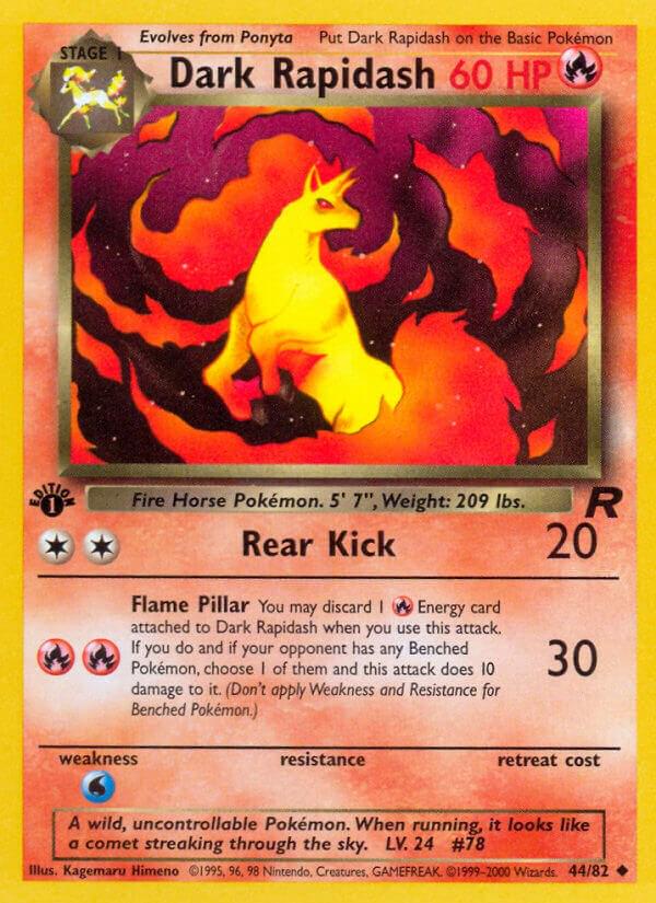 Dark Rapidash - Team Rocket 1st Edition