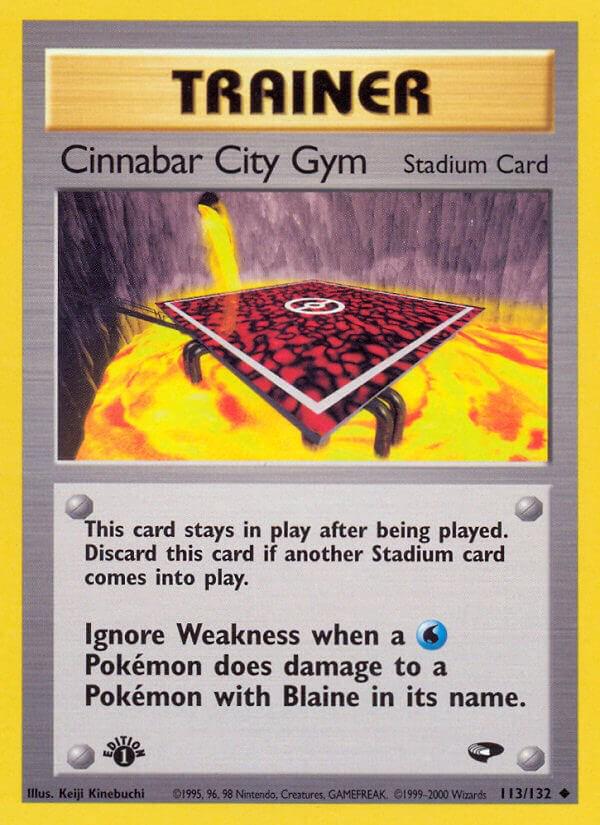 Cinnabar City Gym - Gym Challenge 1st Edition