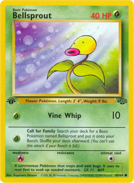 Bellsprout - Jungle 1st Edition