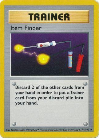 Item Finder - Base Set (Shadowless)