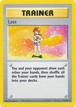 Lass - Base Set (Shadowless)