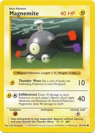 Magnemite - Base Set (Shadowless)