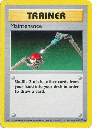 Maintenance - Base Set (Shadowless)