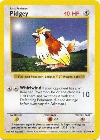 Pidgey - Base Set (Shadowless)