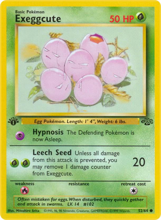 Exeggcute - Jungle 1st Edition