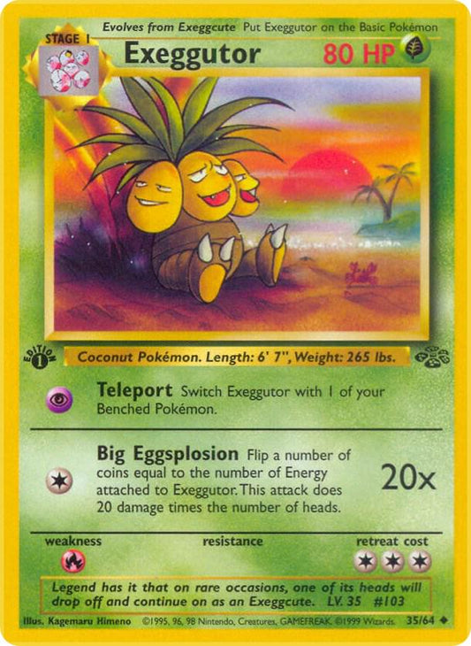 Exeggutor - Jungle 1st Edition