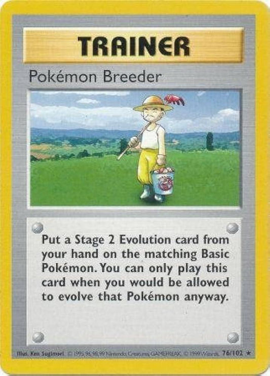 Pokemon Breeder - Base Set