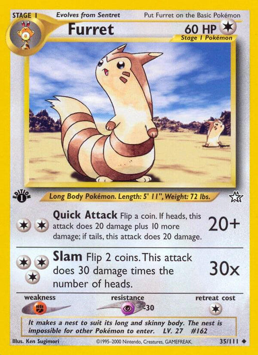 Furret - Neo Genesis 1st Edition