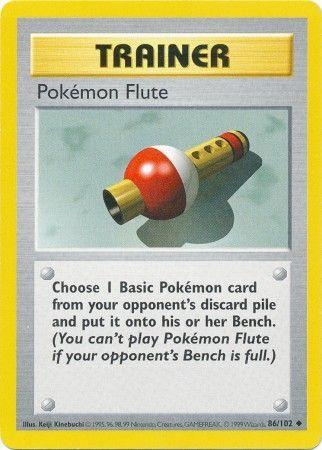 Pokemon Flute - Base Set (Shadowless)