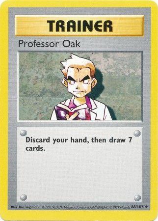 Professor Oak - Base Set (Shadowless)