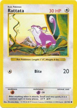 Rattata - Base Set (Shadowless)