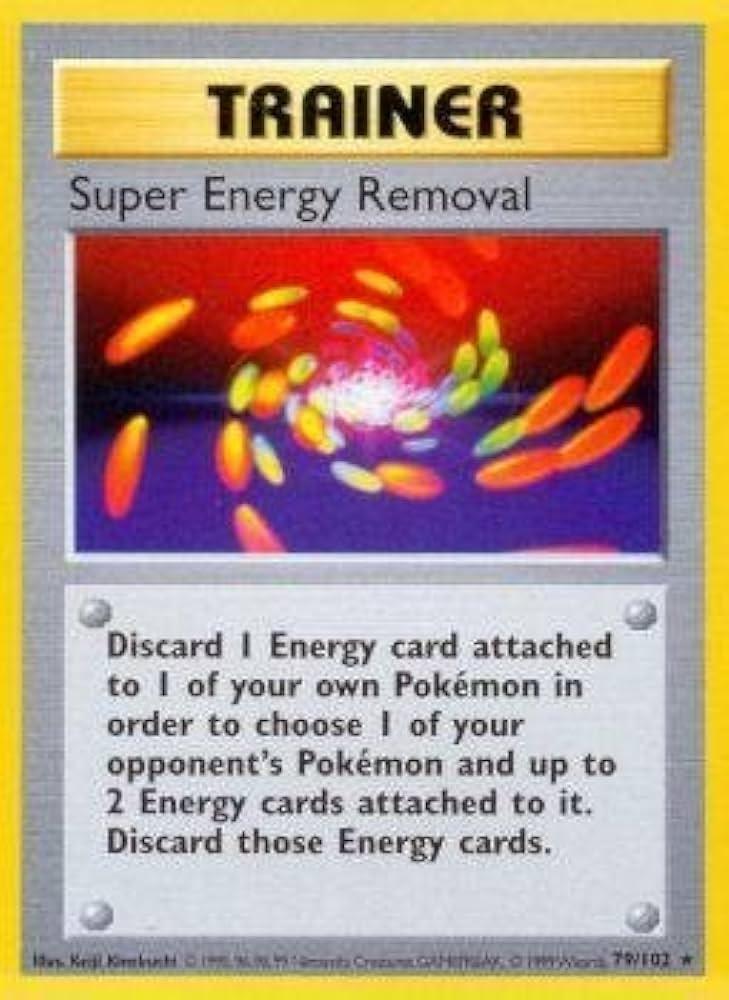 Super Energy Removal - Base Set (Shadowless)