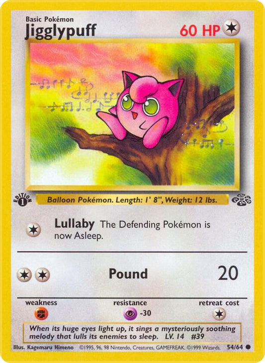 Jigglypuff - Jungle 1st Edition