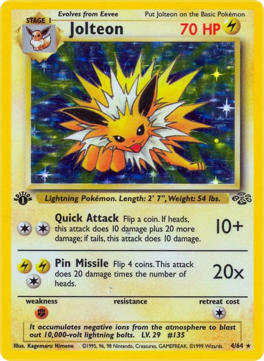 Jolteon - Jungle 1st Edition