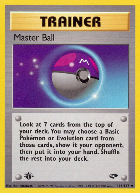 Master Ball - Gym Challenge 1st Edition