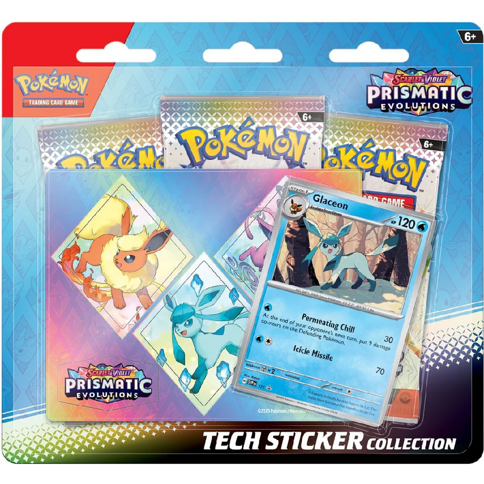 Scarlet & Violet: Prismatic Evolutions Tech Sticker Collection