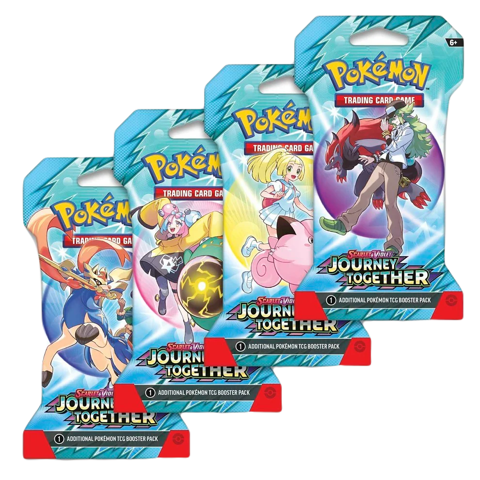 PRE ORDER: Journey Together Booster Pack Art Bundle (Set of 4)