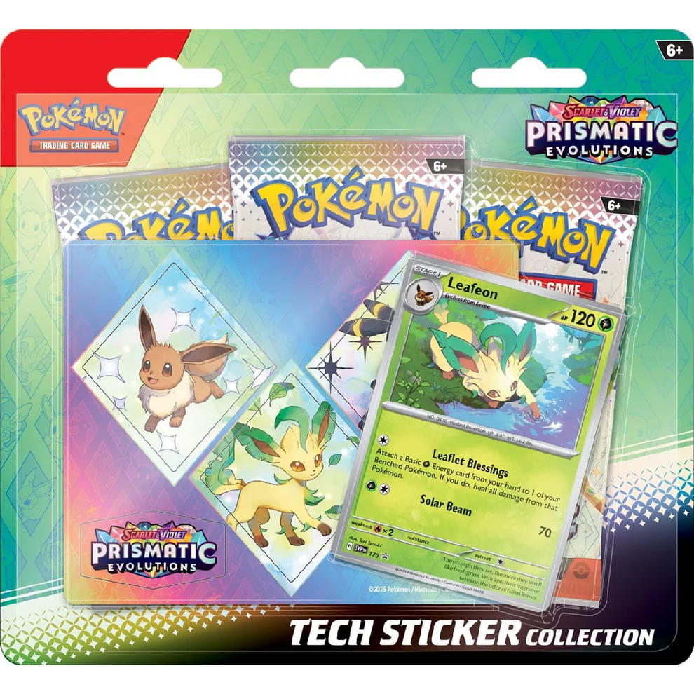 Scarlet & Violet: Prismatic Evolutions Tech Sticker Collection