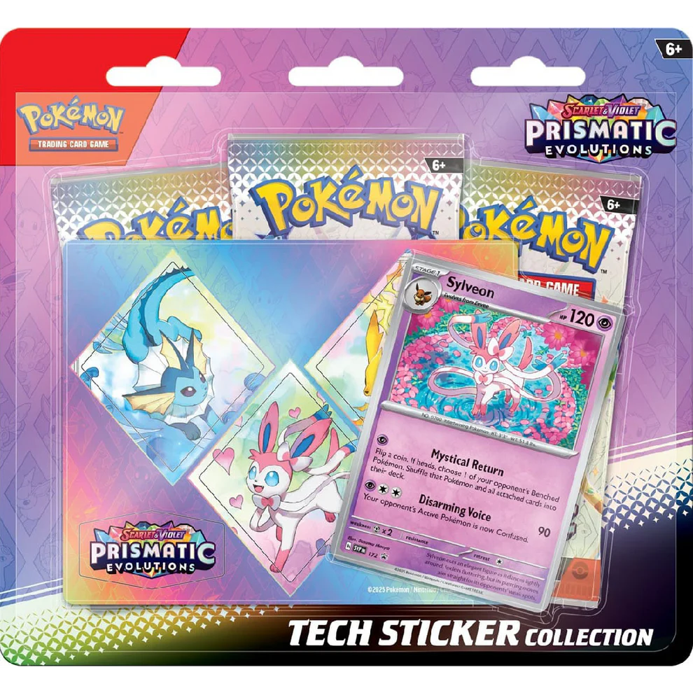 Scarlet & Violet: Prismatic Evolutions Tech Sticker Collection